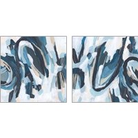 Framed Blue Tundra 2 Piece Art Print Set