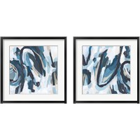 Framed 'Blue Tundra 2 Piece Framed Art Print Set' border=