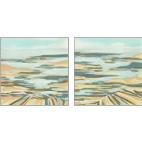 Framed 'Sand Shoals 2 Piece Art Print Set' border=