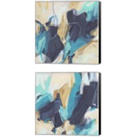 Framed 'Blue Hive 2 Piece Canvas Print Set' border=