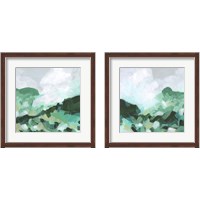 Framed Aqua Valley 2 Piece Framed Art Print Set