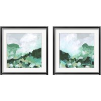 Framed Aqua Valley 2 Piece Framed Art Print Set