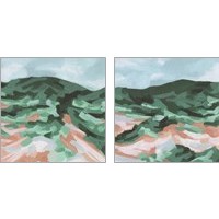 Framed 'Seafoam Hills 2 Piece Art Print Set' border=