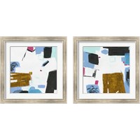 Framed 'Sunny Winter Day  2 Piece Framed Art Print Set' border=