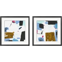 Framed 'Sunny Winter Day  2 Piece Framed Art Print Set' border=