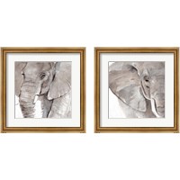 Framed 'Elephant Grooves 2 Piece Framed Art Print Set' border=