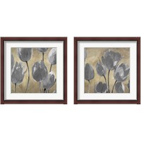 Framed Grey Tulips 2 Piece Framed Art Print Set