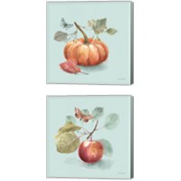 Framed 'Autumn in Nature 2 Piece Canvas Print Set' border=
