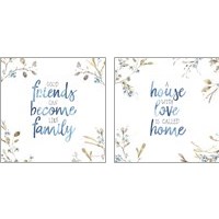 Framed Home & Family 2 Piece Art Print Set