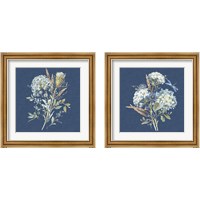 Framed 'Bohemian Blue 2 Piece Framed Art Print Set' border=