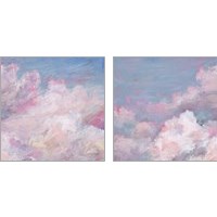 Framed 'Daydream Pink 2 Piece Art Print Set' border=