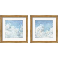 Framed 'Heavenly Blue 2 Piece Framed Art Print Set' border=