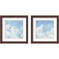 Framed 'Heavenly Blue 2 Piece Framed Art Print Set' border=