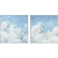 Framed Heavenly Blue 2 Piece Art Print Set