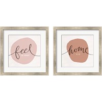 Framed 'Just Leaves 2 Piece Framed Art Print Set' border=