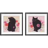 Framed Nina the Cat 2 Piece Framed Art Print Set