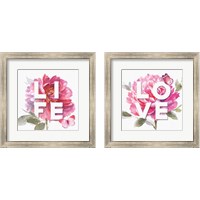 Framed Life & Love 2 Piece Framed Art Print Set