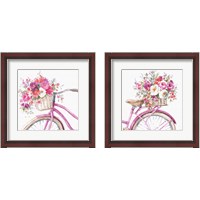 Framed 'Obviously Pink 2 Piece Framed Art Print Set' border=