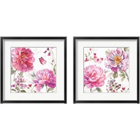 Framed 'Obviously Pink 2 Piece Framed Art Print Set' border=