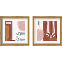 Framed 'Sierra Abstract 2 Piece Framed Art Print Set' border=