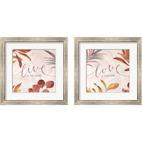 Framed 'Terra Inspiration 2 Piece Framed Art Print Set' border=