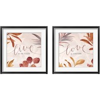 Framed 'Terra Inspiration 2 Piece Framed Art Print Set' border=