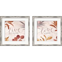 Framed 'Terra Inspiration 2 Piece Framed Art Print Set' border=