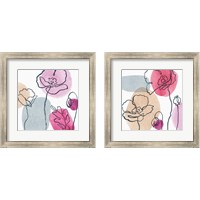 Framed Think Pink 2 Piece Framed Art Print Set