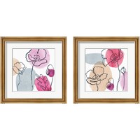 Framed Think Pink 2 Piece Framed Art Print Set