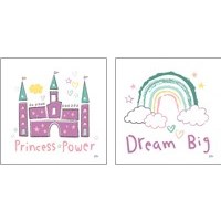 Framed Rainbow Dream 2 Piece Art Print Set