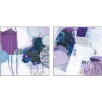 Framed Abstract Layers 2 Piece Art Print Set