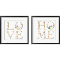 Framed 'Gardenscape 2 Piece Framed Art Print Set' border=