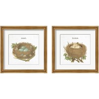 Framed Spring Nest 2 Piece Framed Art Print Set
