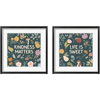 Framed 'September Sweetness 2 Piece Framed Art Print Set' border=