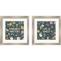 Framed 'September Sweetness 2 Piece Framed Art Print Set' border=