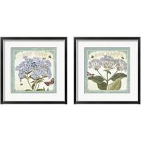 Framed Parisian Flowers 2 Piece Framed Art Print Set