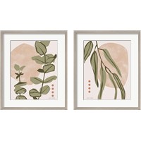 Framed 'Restore Eucalyptus 2 Piece Framed Art Print Set' border=