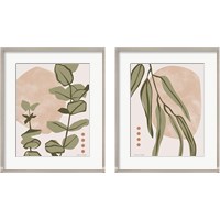 Framed 'Restore Eucalyptus 2 Piece Framed Art Print Set' border=