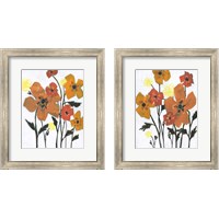 Framed Hot Flowers 2 Piece Framed Art Print Set