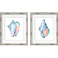 Framed 'Pop Shell Study 2 Piece Framed Art Print Set' border=