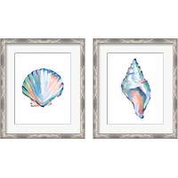 Framed 'Pop Shell Study 2 Piece Framed Art Print Set' border=