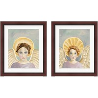 Framed 'Angels Among Us 2 Piece Framed Art Print Set' border=
