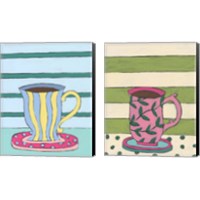Framed Mid Morning Coffee 2 Piece Canvas Print Set