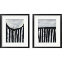 Framed 'Ivory & Black 2 Piece Framed Art Print Set' border=