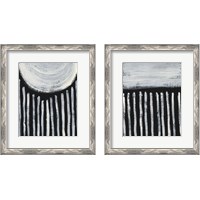 Framed 'Ivory & Black 2 Piece Framed Art Print Set' border=