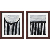 Framed 'Ivory & Black 2 Piece Framed Art Print Set' border=