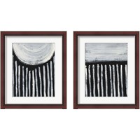 Framed 'Ivory & Black 2 Piece Framed Art Print Set' border=