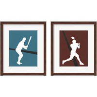 Framed 'It's All About the Game 2 Piece Framed Art Print Set' border=