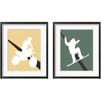 Framed 'It's All About the Game 2 Piece Framed Art Print Set' border=