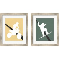 Framed 'It's All About the Game 2 Piece Framed Art Print Set' border=